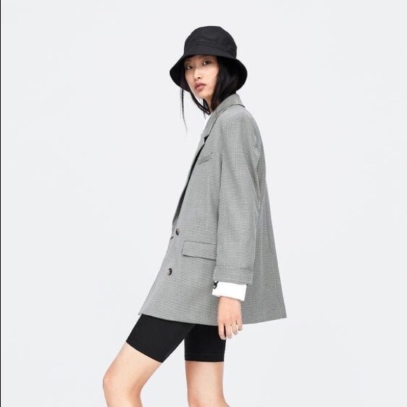 Masculine Fit Check Blazer - Picture 11 of 11